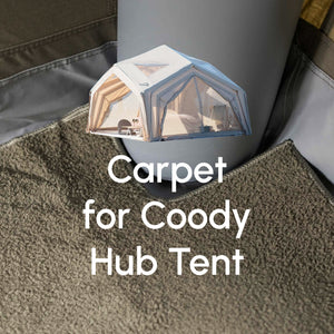 Coody Insulated Tent Carpet for Hub Inflatable Tent Padded Floor Mat Non-Slip Modular - Forest Green