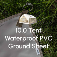 Coody 10 PVC Ground Sheet Tent Footprint for Inflatable Tents Waterproof Heavy-Duty Camping Mat