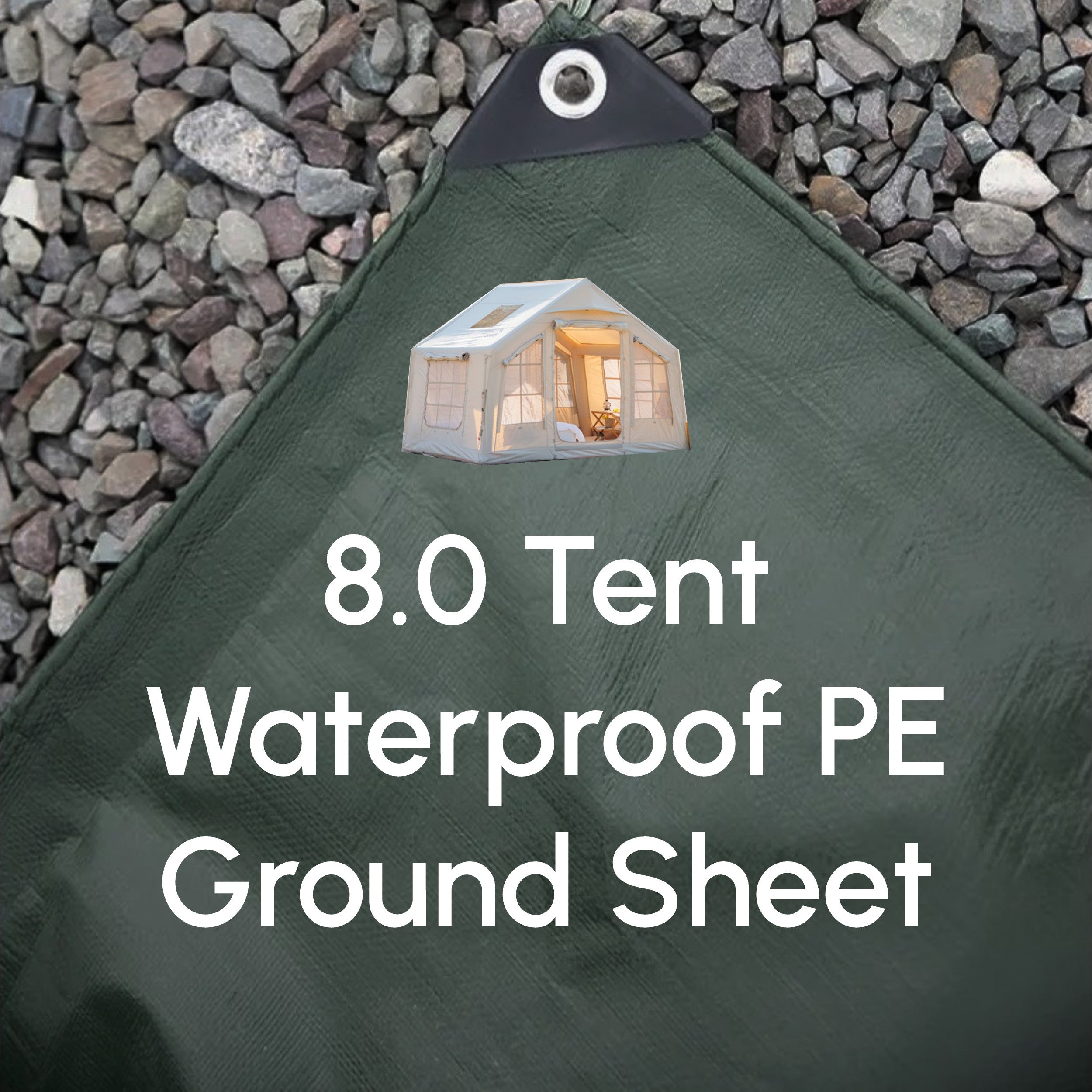 8.0 Waterproof Ground Sheet(PE)
