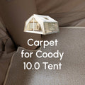 Coody Insulated Tent Carpet for Coody 10 Inflatable Tent Padded Floor Mat Non-Slip - Beige