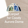 Coody Aurora Dome Insulated Tent Carpet for Inflatable Tent Padded Floor Mat Non-Slip - Beige