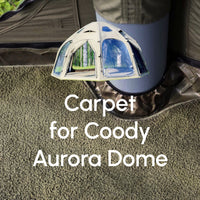 Coody Aurora Dome Insulated Tent Carpet for Inflatable Tent Padded Floor Mat Non-Slip - Forest Green