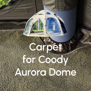 Coody Aurora Dome Insulated Tent Carpet for Inflatable Tent Padded Floor Mat Non-Slip - Forest Green