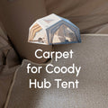Coody Insulated Tent Carpet for Hub Inflatable Tent Padded Floor Mat Non-Slip Modular - Beige