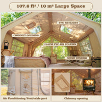 Coody-10.0-inflatable-tent (Beige)