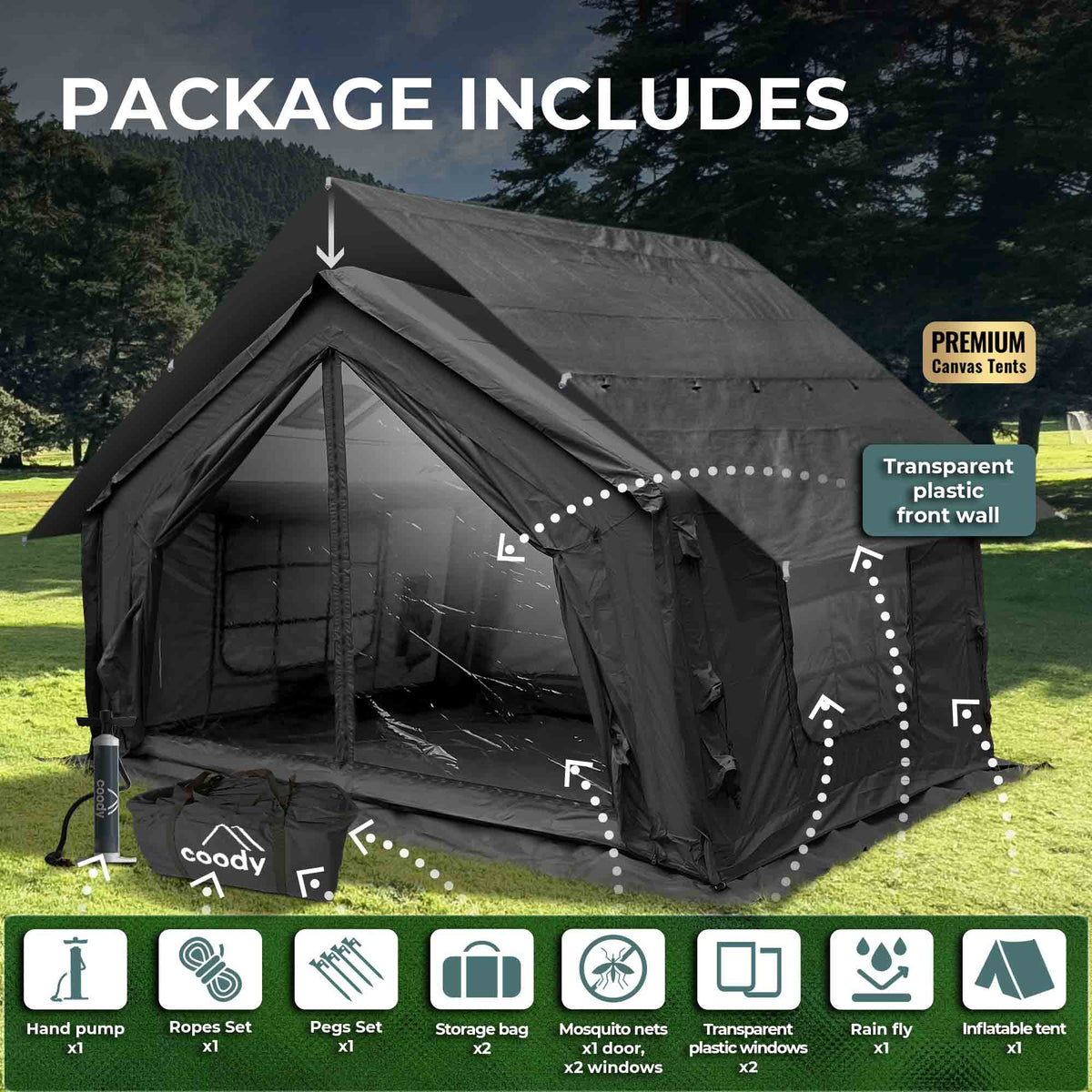 Coody-10.0-inflatable-tent (Black)