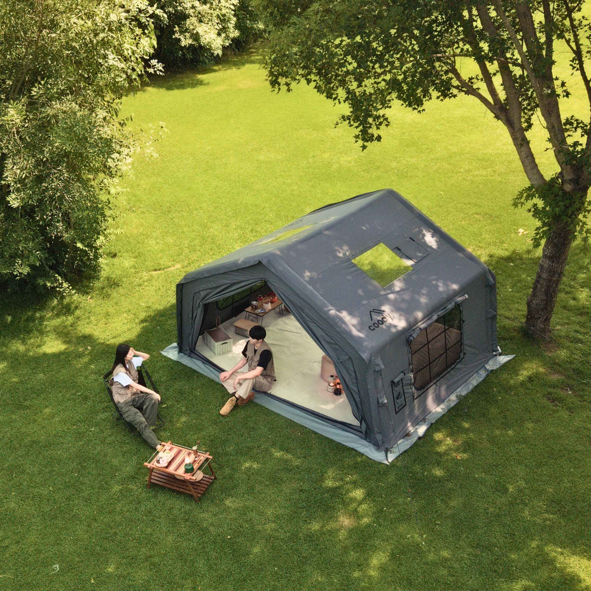 Coody-10.0-inflatable-tent (gray)