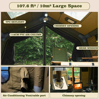 Coody-10.0-inflatable-tent (Green)