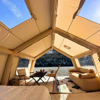 Coody Familia AirTent 13.6 Beige Inflatable Tent House for Camping (2-8 Person)