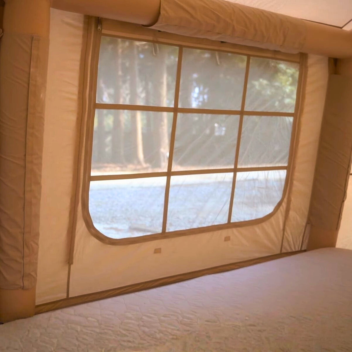 Coody Familia AirTent 13.6 Beige Inflatable Tent House for Camping (2-8 Person)