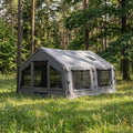 Coody Familia AirTent 13.6 Gray Inflatable Tent House for Camping (2-8 Person)