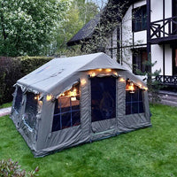 Coody Familia AirTent 13.6 Forest Green Inflatable Tent House for Camping (2-8 Person)