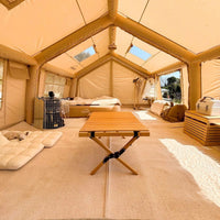 Coody Familia AirTent 17.2 Beige Inflatable Tent House for Camping (2-10 Person)
