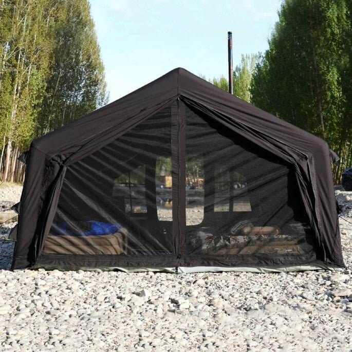 Coody Familia AirTent 17.2 black Inflatable Tent House for Camping (2-10 Person)
