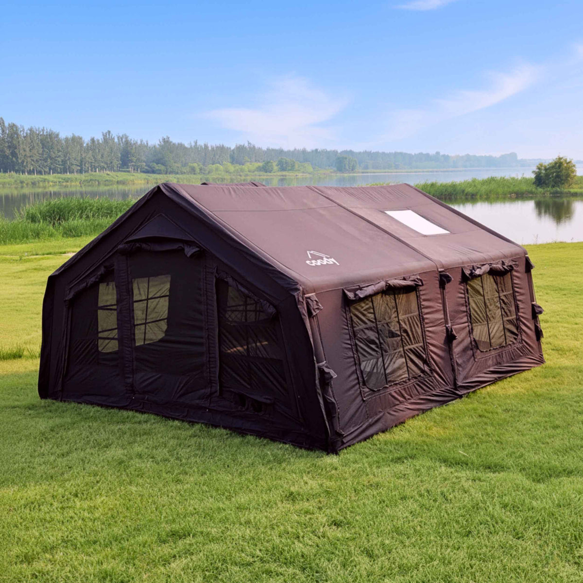 Coody Familia AirTent 17.2 black Inflatable Tent House for Camping (2-10 Person)