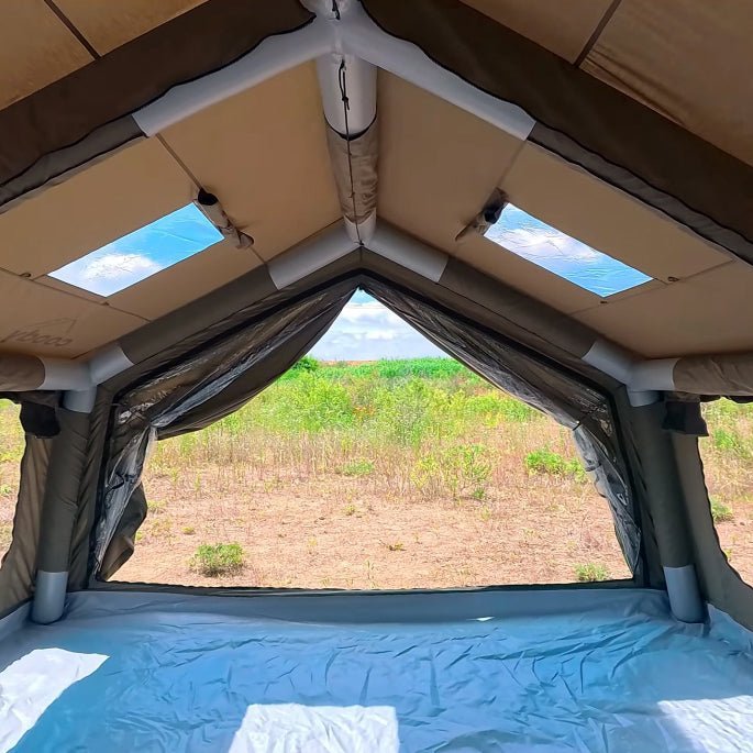Coody Familia AirTent 17.2 green Inflatable Tent House for Camping (2-10 Person)