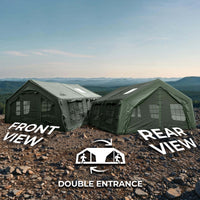 Coody Familia AirTent 17.2 green Inflatable Tent House for Camping (2-10 Person)