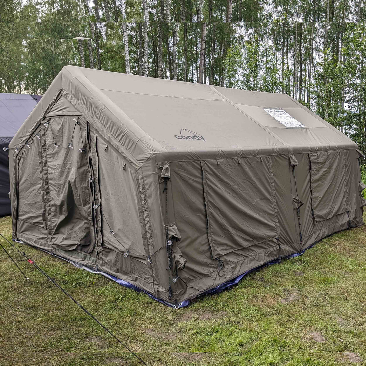 Coody Familia AirTent 17.2 green Inflatable Tent House for Camping (2-10 Person)