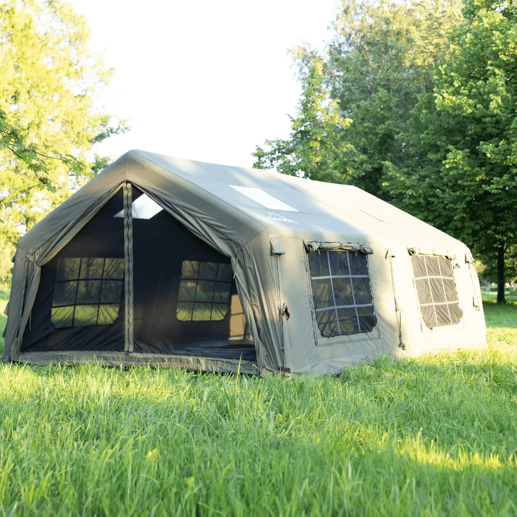 Coody Familia AirTent 17.2 green Inflatable Tent House for Camping (2-10 Person)