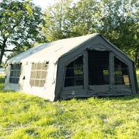 Coody Familia AirTent 17.2 green Inflatable Tent House for Camping (2-10 Person)