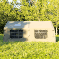 Coody Familia AirTent 17.2 green Inflatable Tent House for Camping (2-10 Person)