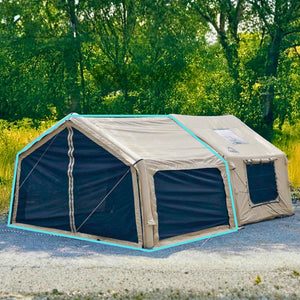 Coody Inflatable Air Tarp Canopy for Coody 8 Tent Air Beam Camping Shelter Sunshade Waterproof - Beige