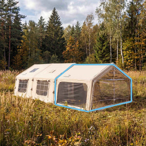 Coody Inflatable Air Tarp Canopy for Coody 10 13.6 17.2 and Hub Inflatable Tents Air Beam Camping Shelter - Beige