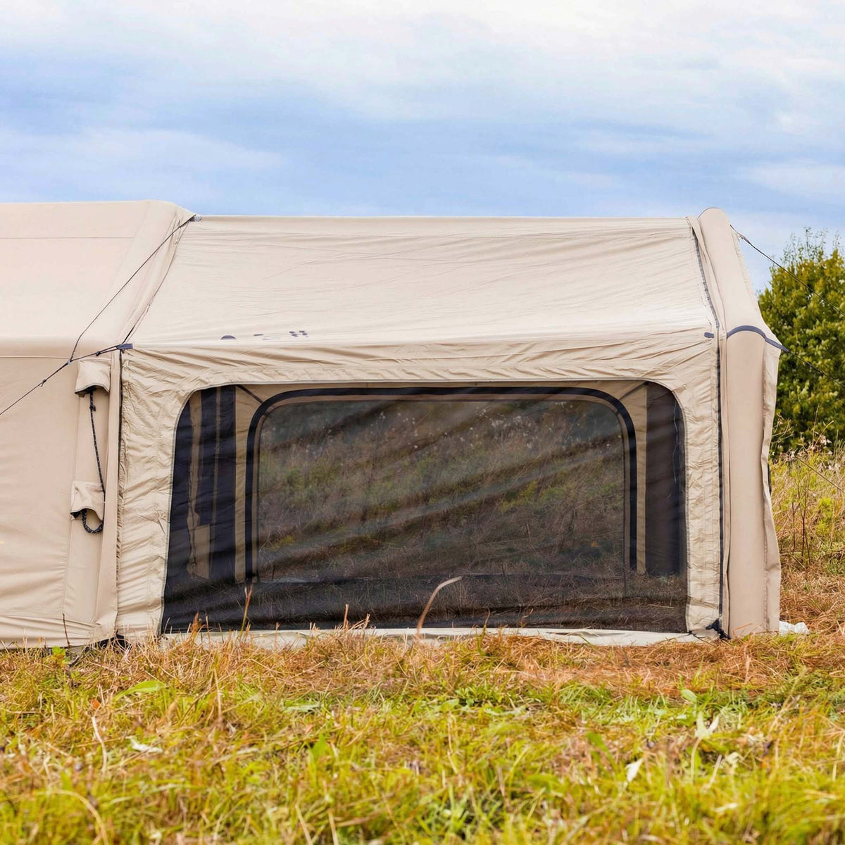 Coody Inflatable Air Tarp Canopy for Coody 10 13.6 17.2 and Hub Inflatable Tents Air Beam Camping Shelter - Beige