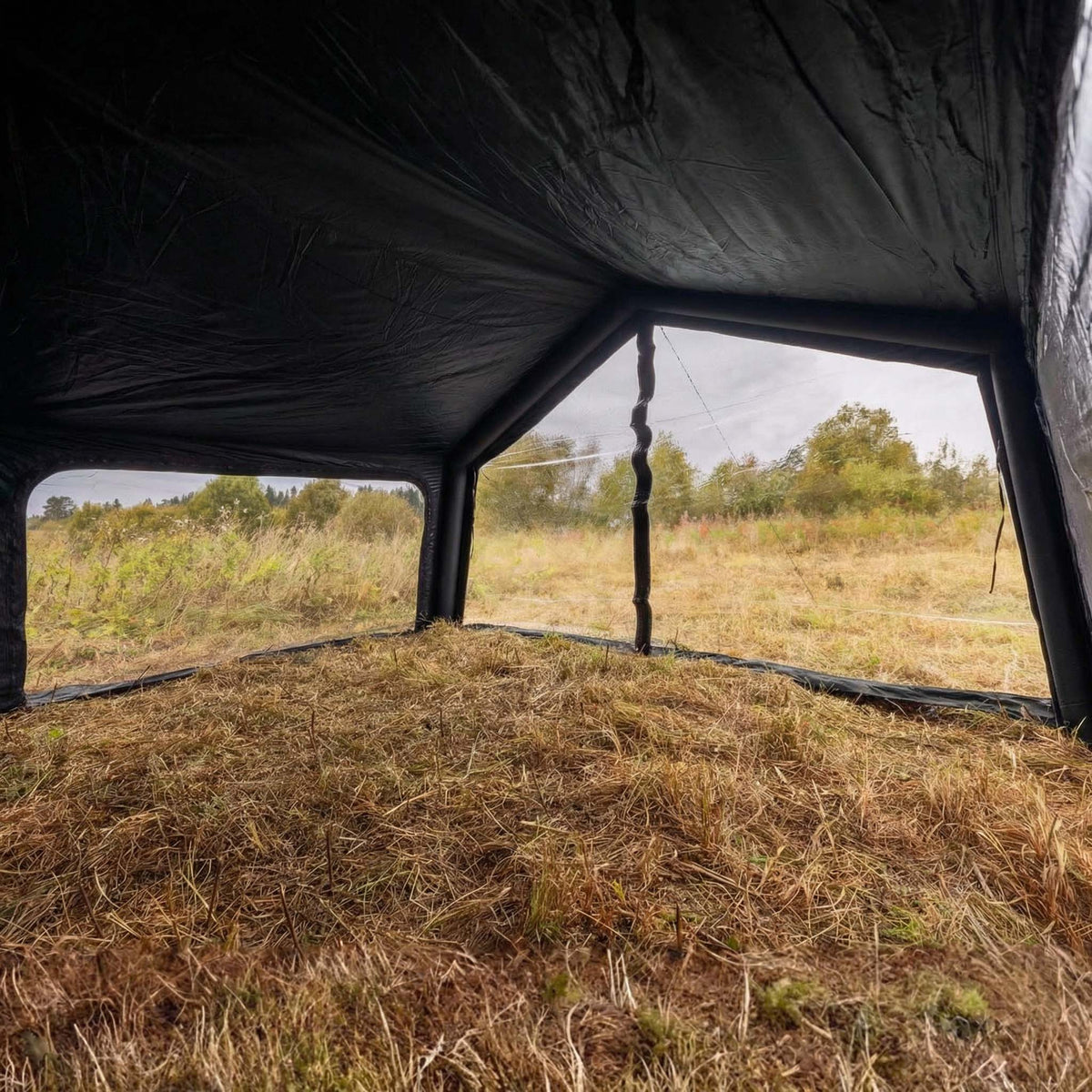 Coody Inflatable Air Tarp Canopy for Coody 10 13.6 17.2 and Hub Inflatable Tents Air Beam Camping Shelter - Black