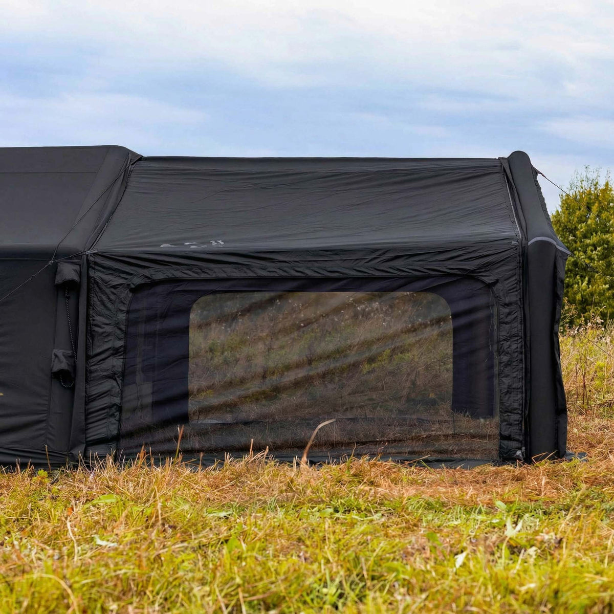 Coody Inflatable Air Tarp Canopy for Coody 10 13.6 17.2 and Hub Inflatable Tents Air Beam Camping Shelter - Black