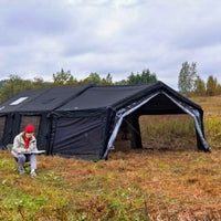 Coody Inflatable Air Tarp Canopy for Coody 10 13.6 17.2 and Hub Inflatable Tents Air Beam Camping Shelter - Black