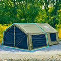 Coody Inflatable Air Tarp Canopy for Coody 8 Tent Air Beam Camping Shelter Sunshade Waterproof - Forest Green