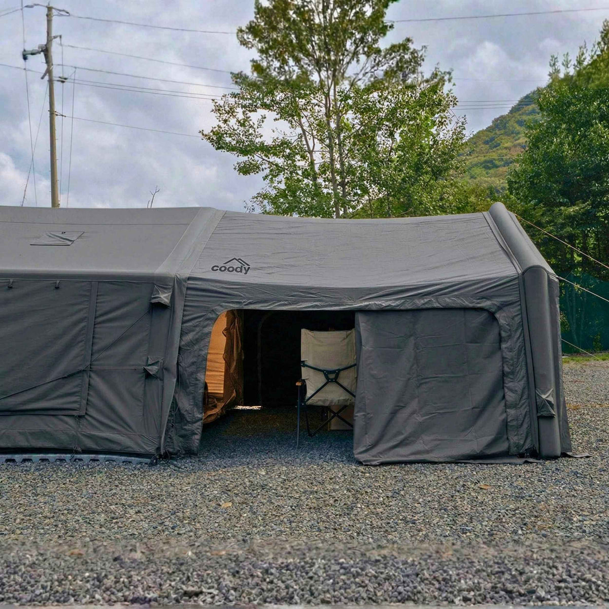 Coody Inflatable Air Tarp Canopy for Coody 8 Tent Air Beam Camping Shelter Sunshade Waterproof - Gary