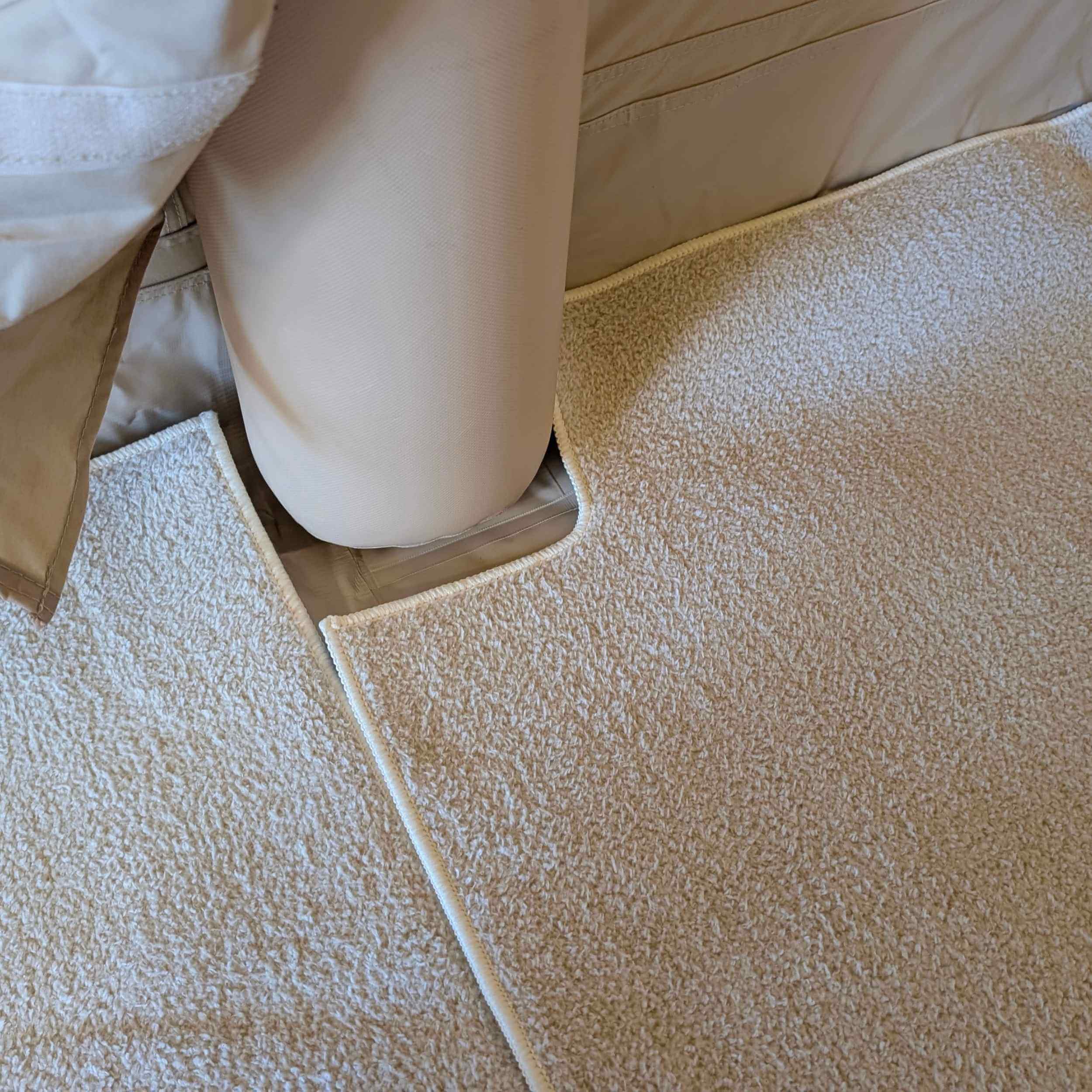 Coody Insulated Tent Carpet for Coody 13.6 Inflatable Tent Padded Floor Mat Non-Slip Modular - Beige