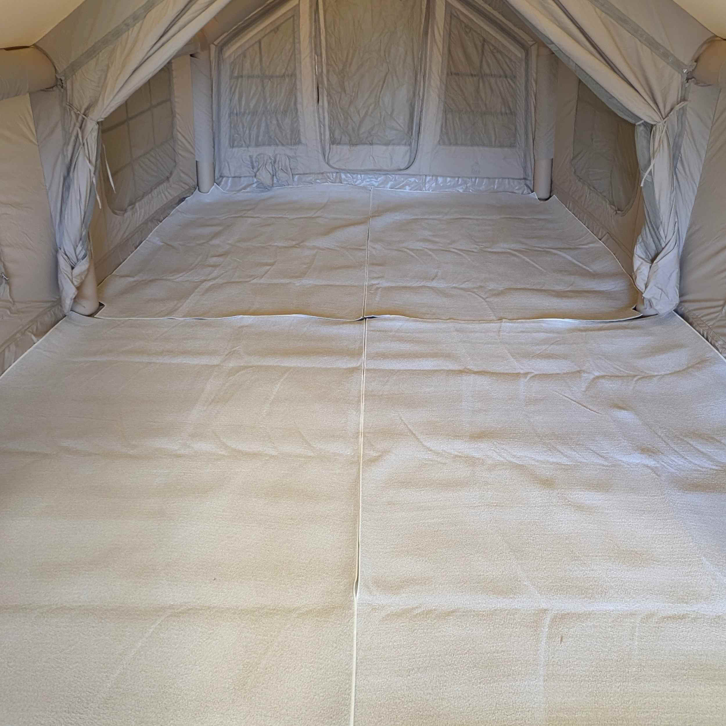 Coody Insulated Tent Carpet for Coody 17.2 Inflatable Tent Padded Floor Mat Non-Slip Modular - Beige