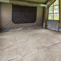 Coody Insulated Tent Carpet for Coody 8 Inflatable Tent Padded Floor Mat Non-Slip Modular - Forest Green