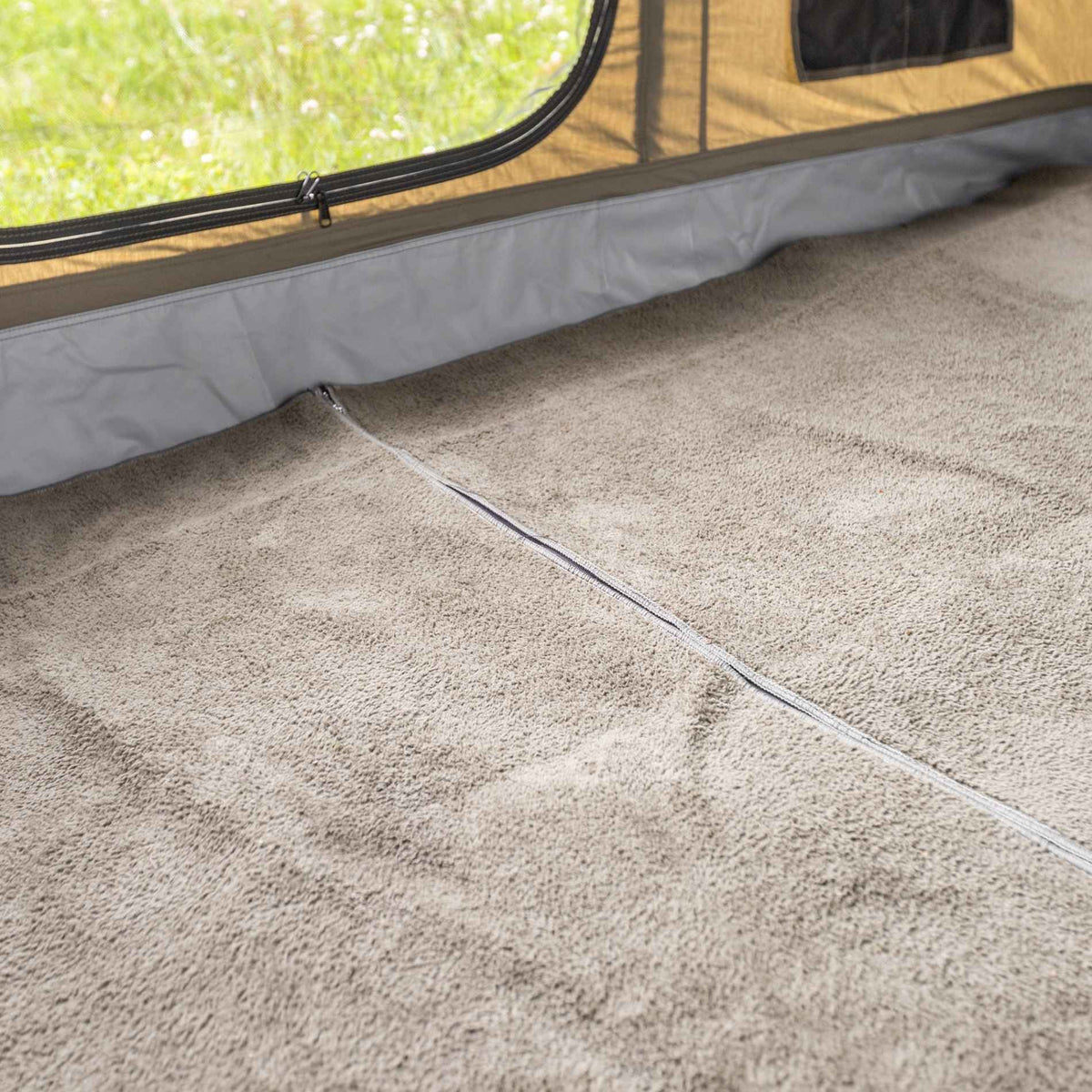 Coody Insulated Tent Carpet for Coody 8 Inflatable Tent Padded Floor Mat Non-Slip Modular - Forest Green