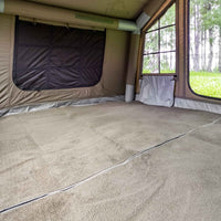 Coody Insulated Tent Carpet for Coody 8 Inflatable Tent Padded Floor Mat Non-Slip Modular - Forest Green