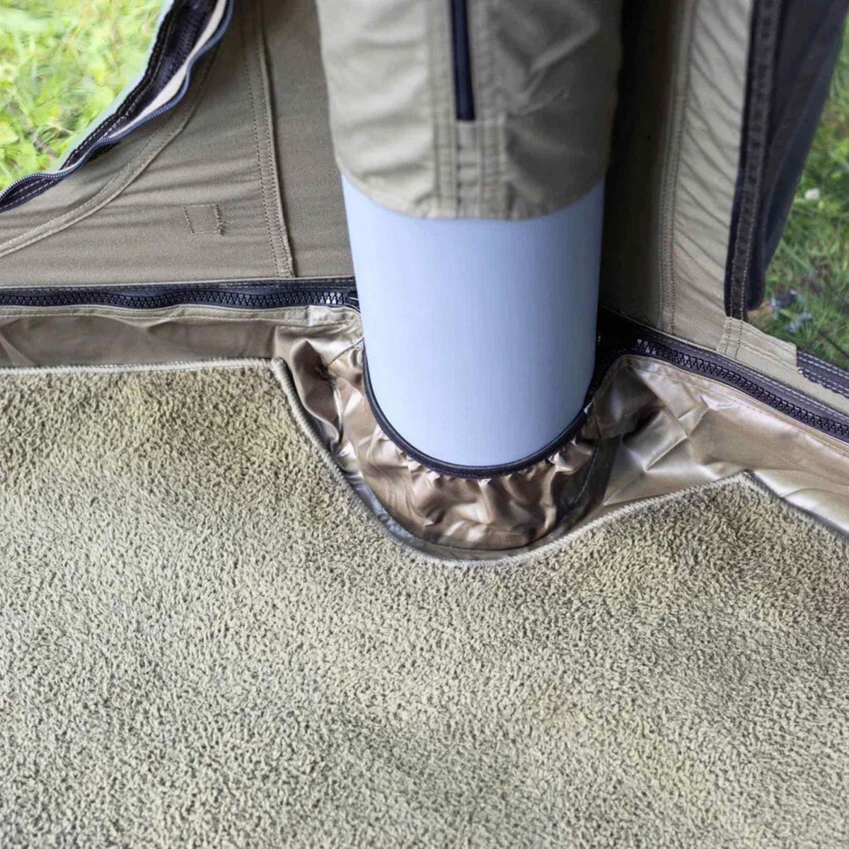 Coody Aurora Dome Insulated Tent Carpet for Inflatable Tent Padded Floor Mat Non-Slip - Forest Green