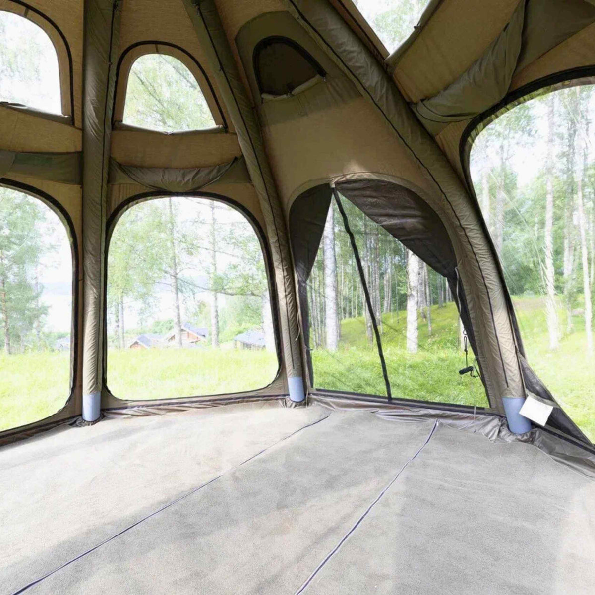 Coody Aurora Dome Insulated Tent Carpet for Inflatable Tent Padded Floor Mat Non-Slip - Forest Green