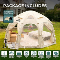 Coody Aurora Dome Beige Inflatable Shelter for Outdoors (2-4 person)