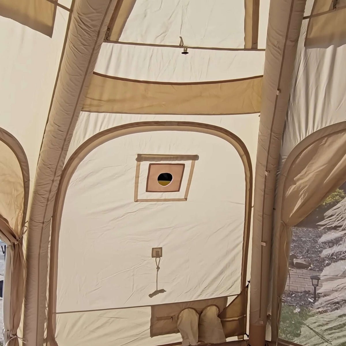 Coody Aurora Dome Beige Inflatable Shelter for Outdoors (2-4 person)