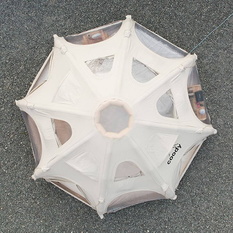 Coody Aurora Dome Beige Inflatable Shelter for Outdoors (2-4 person)