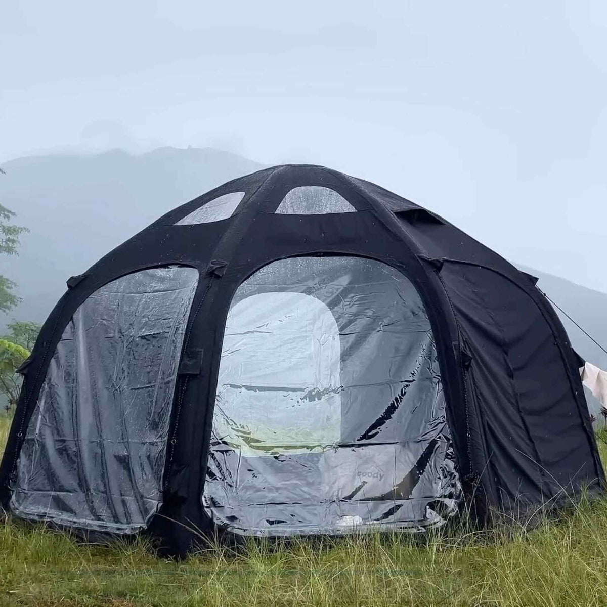 Coody Aurora Dome Black Inflatable Shelter for Outdoors (2-4 person)
