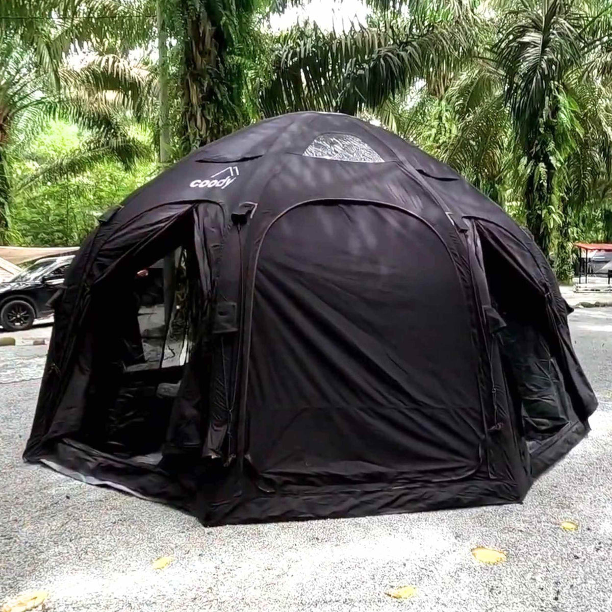 Coody Aurora Dome Black Inflatable Shelter for Outdoors (2-4 person)