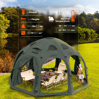 Coody Aurora Dome Green Inflatable Shelter for Outdoors (2-4 person)