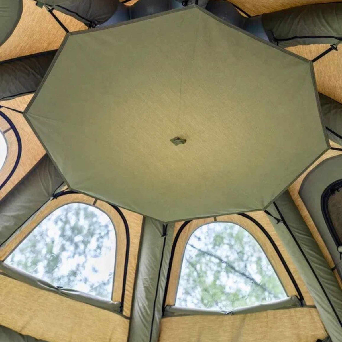 Coody Aurora Dome Green Inflatable Shelter for Outdoors (2-4 person)