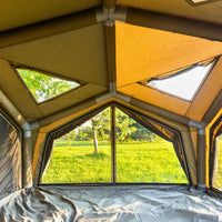 Coody AirTent Hub Shelter Green Inflatable Tents for Camping (2-6 Person)