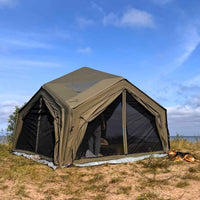 Coody AirTent Hub Shelter Green Inflatable Tents for Camping (2-6 Person)