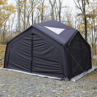 Coody AirTent Hub Shelter Black Inflatable Tents for Camping (2-6 Person)